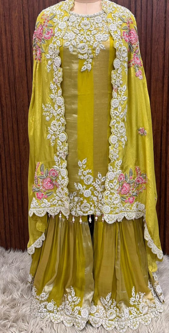 Handwork & Machinework on Suit and Cape