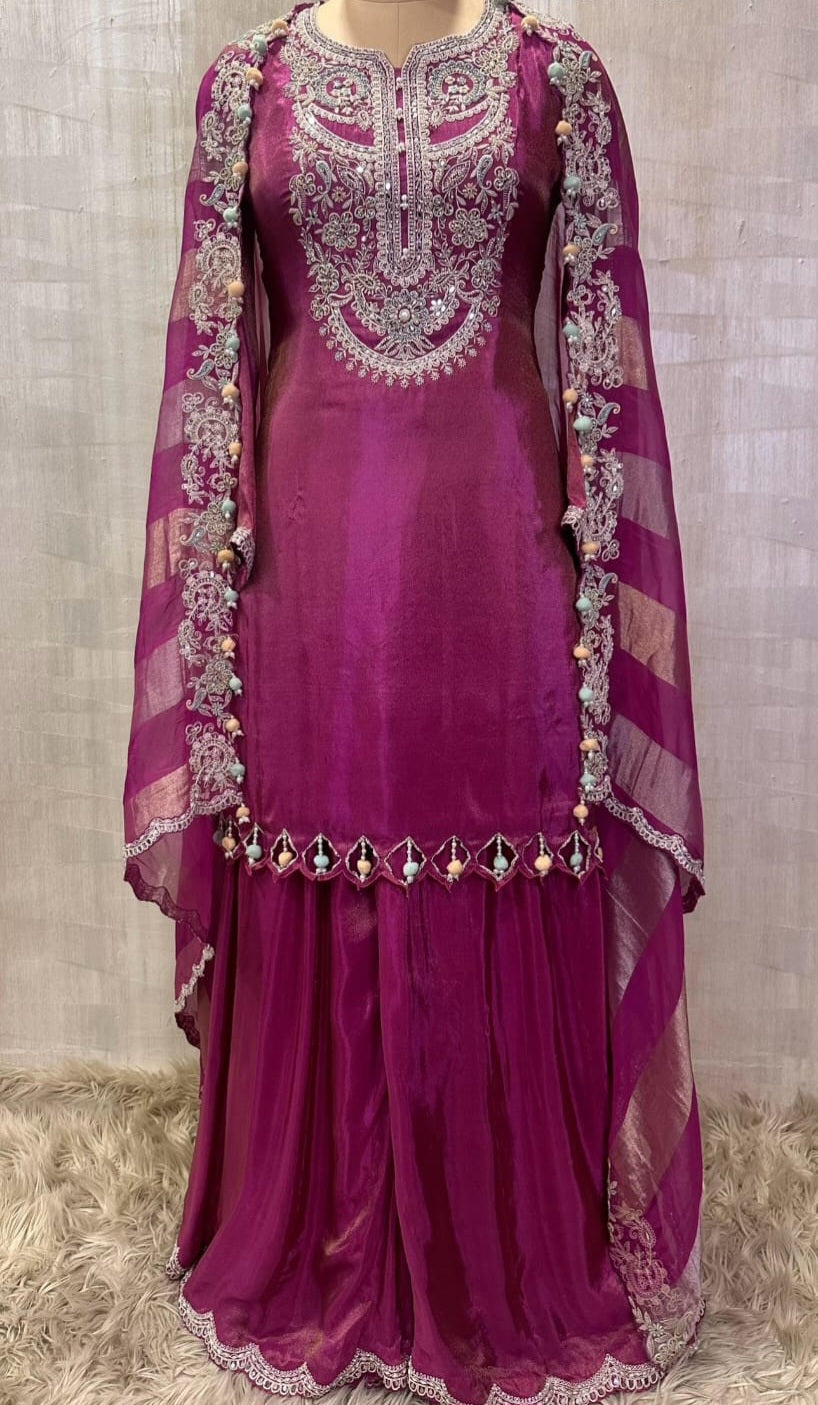 Handwork & Machinework on Suit and Cape