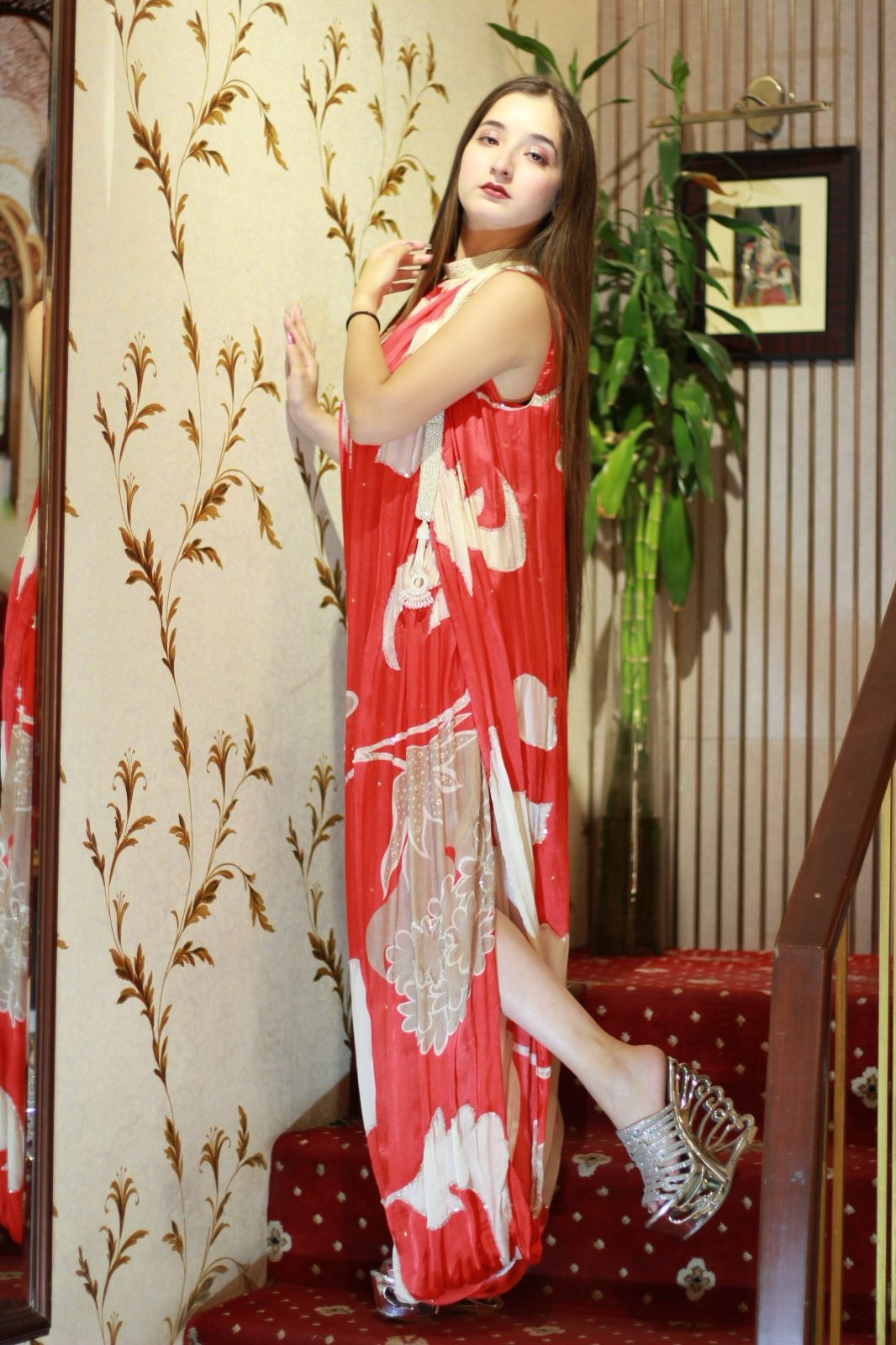 Red Indo Western