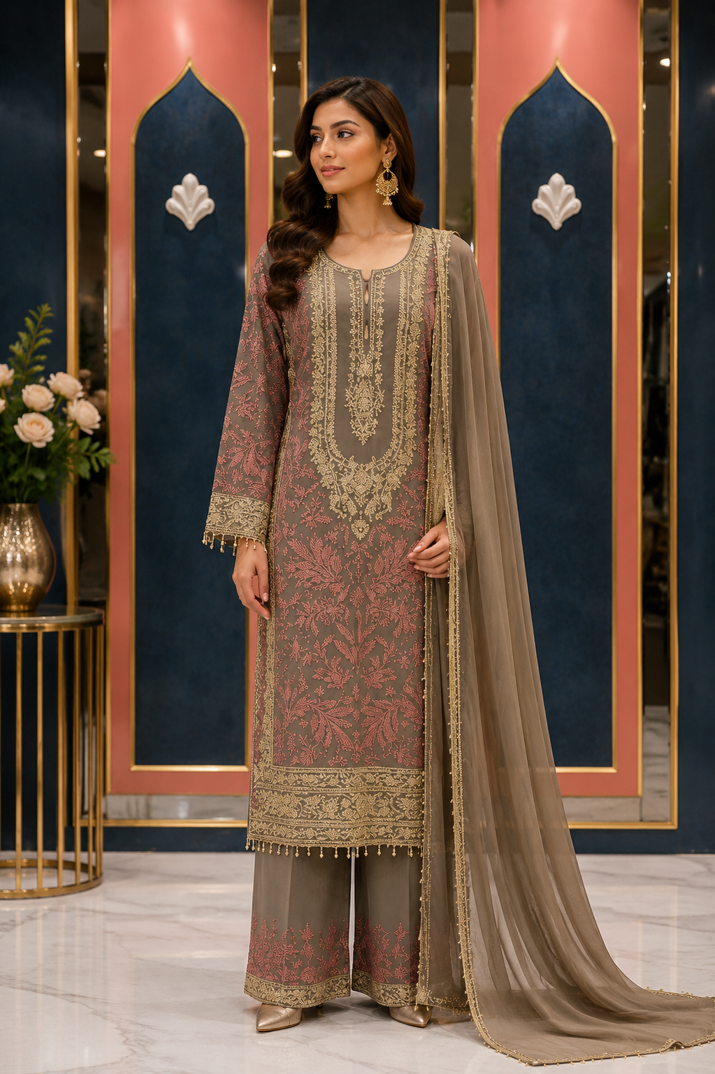 Pakistani Suit Set 4