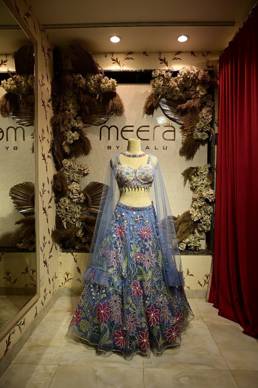 Sky Blue Lehenga