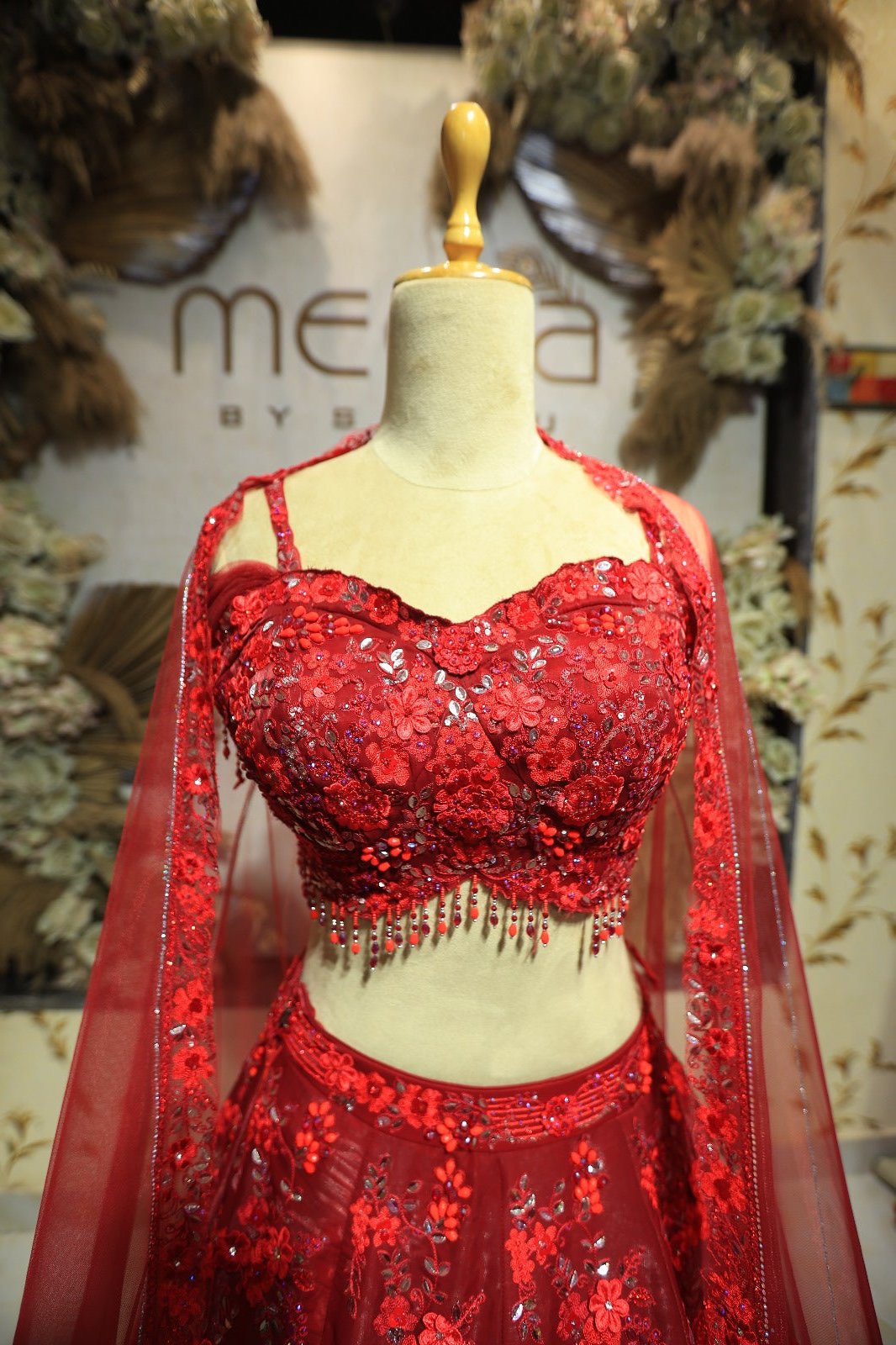 Red Lehenga